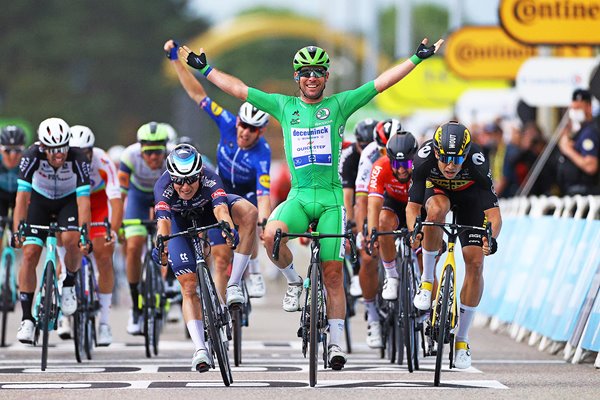 Mark Cavendish Team Deceuninck wins Stage 10 Tour de France 2021  