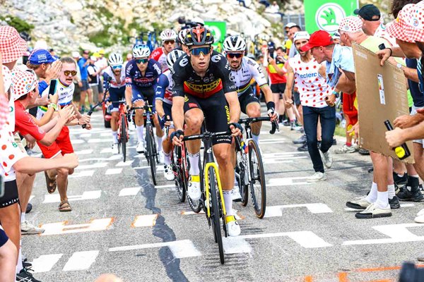 Wout Van Aert Belgium leads Mont Ventoux stage Tour de France 2021