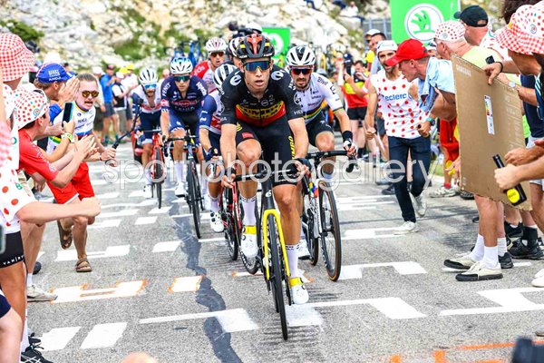 Wout Van Aert Belgium leads Mont Ventoux stage Tour de France 2021