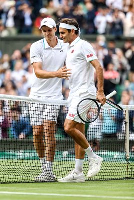 Hubert Hurkacz Poland beats Roger Federer Wimbledon 2021