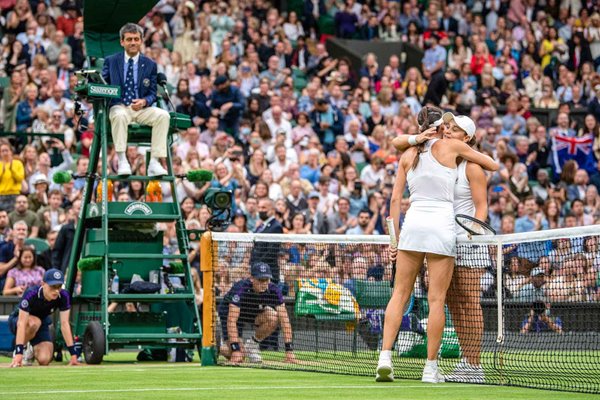 Australians Ashleigh Barty & Ajla Tomljanovic Wimbledon Tennis 2021