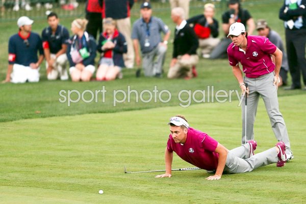 Ian Poulter and Rory McIlroy Ryder Cup 2012