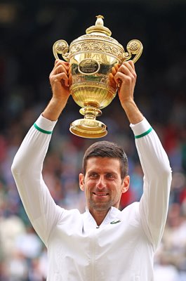 Novak Djokovic Serbia Wimbledon Singles Champion 2021