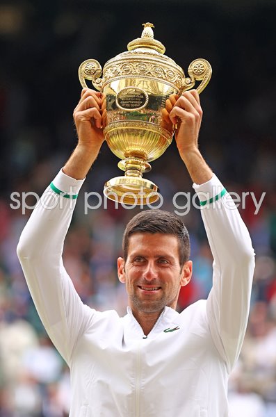 Novak Djokovic Serbia Wimbledon Singles Champion 2021