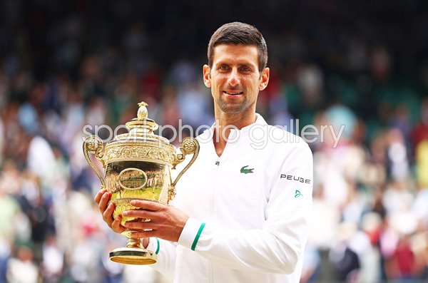 Novak Djokovic Serbia Wimbledon Champion 2021