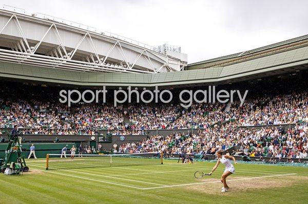 Karolina Pliskova v Ashleigh Barty Centre Court Wimbledon Final 2021
