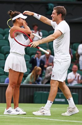 Neal Skupski & Desirae Krawczyk Mixed Doubles Champions Wimbledon 2021