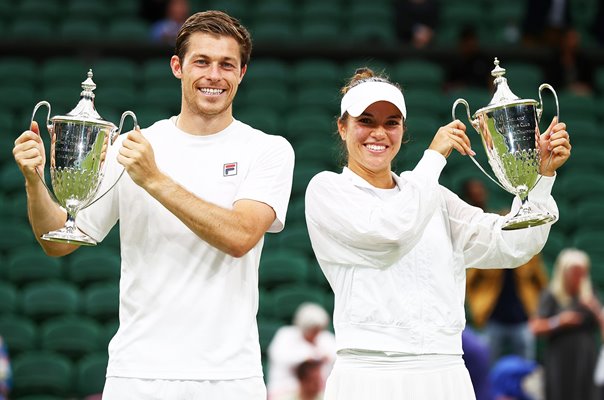 Neal Skupski Great Britain & Desirae Krawczyk USA Mixed Doubles Wimbledon 2021