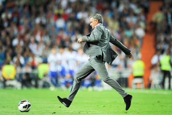 Jose Mourinho on the ball Real Madrid 2012