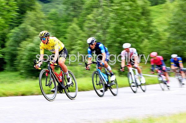 Tadej Pogacar Slovenia descends Stage 16 win Tour de France 2021 