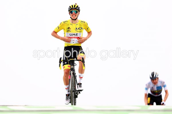 Tadej Pogacar Slovenia celebrates Stage 17 win Tour de France 2021 