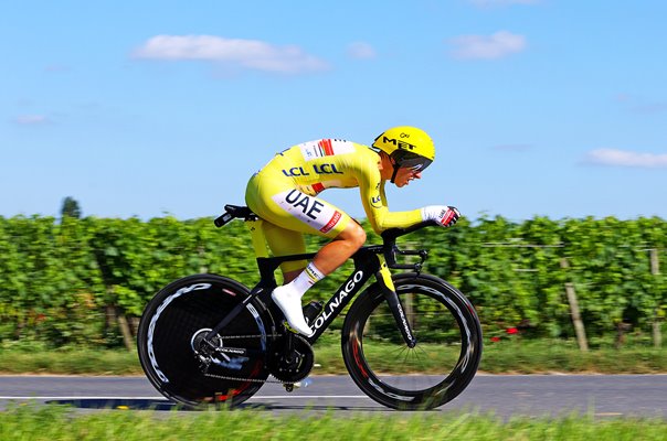Tadej Pogačar Slovenia Stage 20 Time Trial Tour de France 2021
