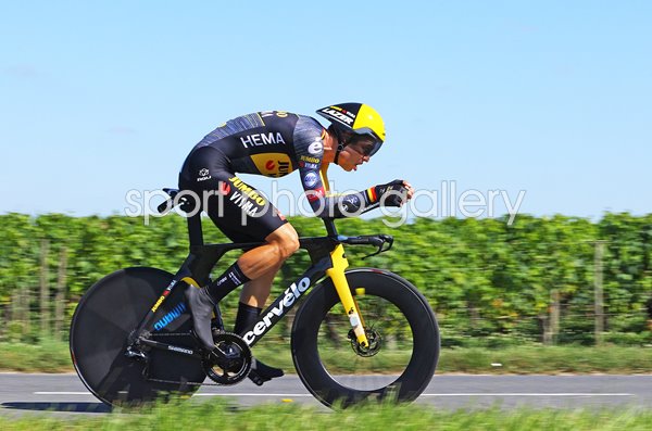 Wout Van Aert Belgium wins Time Trial Stage 20 Tour de France 2021