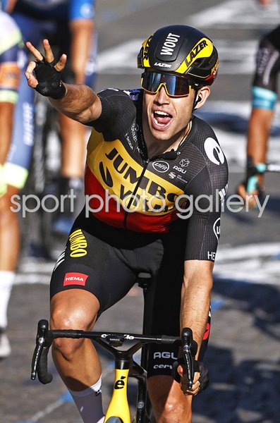 Wout Van Aert Belgium wins his 3rd Stage Tour de France 2021