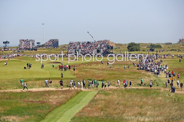 2nd Hole Royal St George's Sandwich Final Round The Open 2021