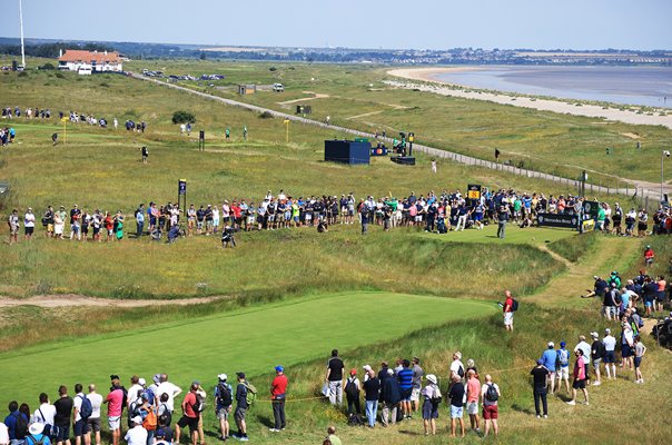 Bryson DeChambeau USA 8th Tee Royal St George's The Open 2021