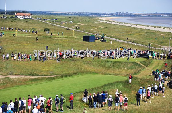 Bryson DeChambeau USA 8th Tee Royal St George's The Open 2021