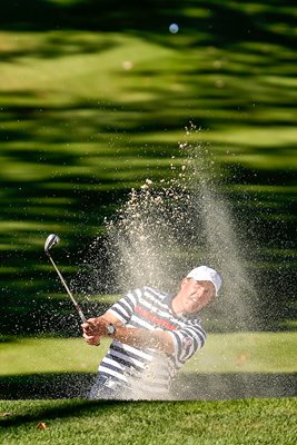 Phil Mickelson bunker action Ryder Cup 2012