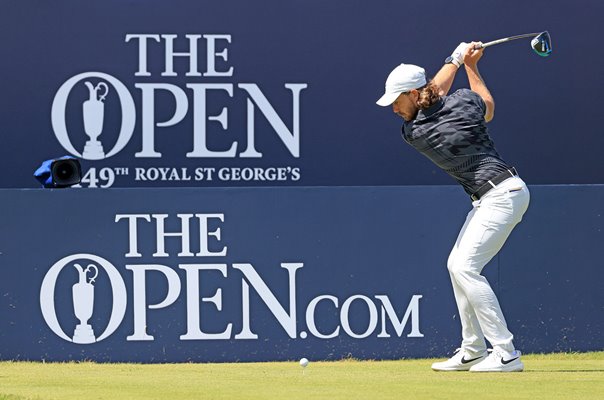 Tommy Fleetwood England drives Royal St George's The Open 2021