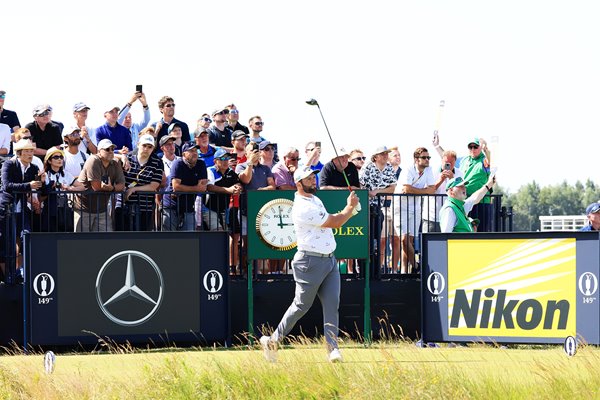 Jon Rahm Spain 2nd Tee Royal St George's The Open 2021