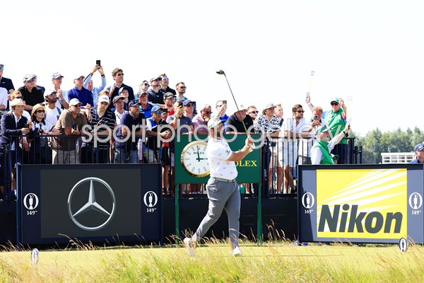 Jon Rahm Spain 2nd Tee Royal St George's The Open 2021