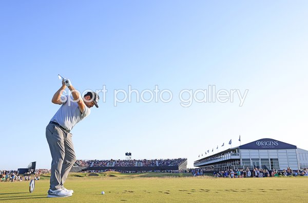 Louis Oosthuizen South Africa 16th Tee Royal St George's The Open 2021