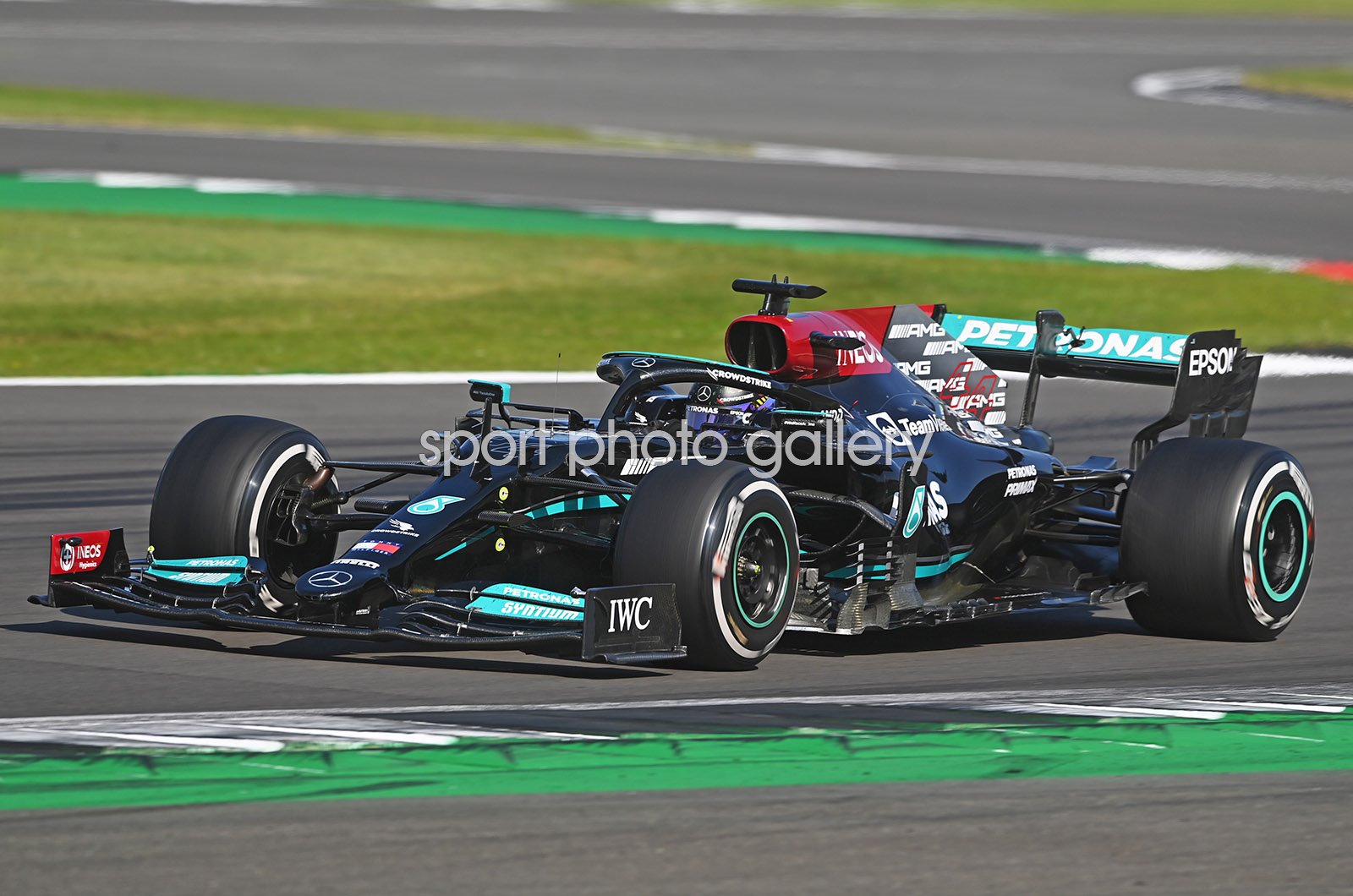 F1 Silverstone Lewis Hamilton Mercedes AMG Formula 1 Poster 