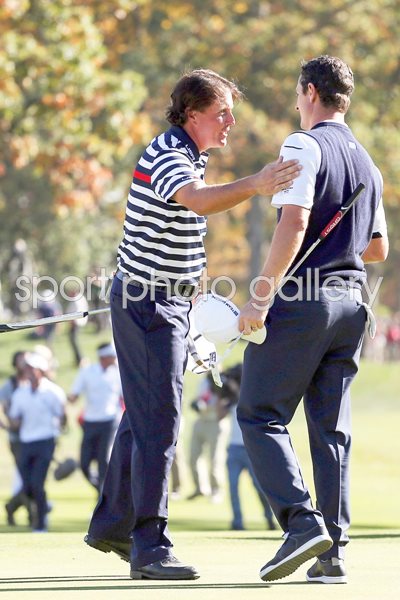 Justin Rose beats Phil Mickelson Ryder Cup Singles 2012