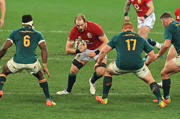 Alun Wyn Jones British & Irish Lions v South Africa Cape Town 2021