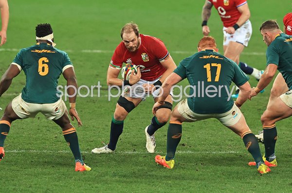 Alun Wyn Jones British & Irish Lions v South Africa Cape Town 2021