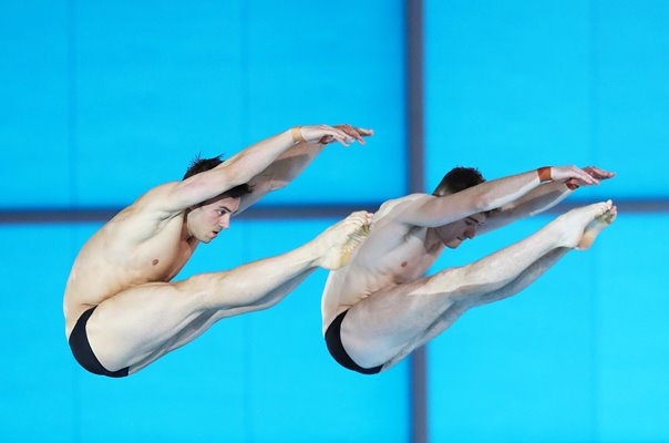 Matthew Lee & Tom Daley World Diving Series London 2019