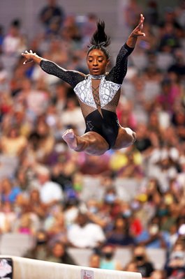 Simone Biles beam US Gymnastic Championships Fort Worth 2021