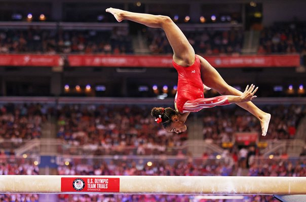 Amari Drayton beam US Gymnastic Trials St Louis 2021