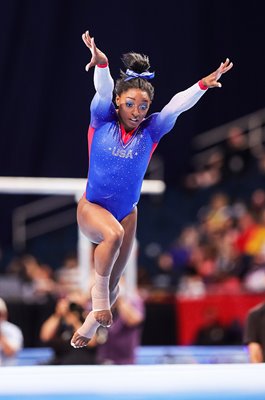 Simone Biles Gymnastics Superstar Floor US Trials St Louis 2021