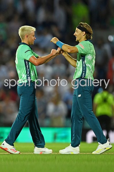 Sam & Tom Curran Oval Invincibles v Manchester Originals Hundred 2021