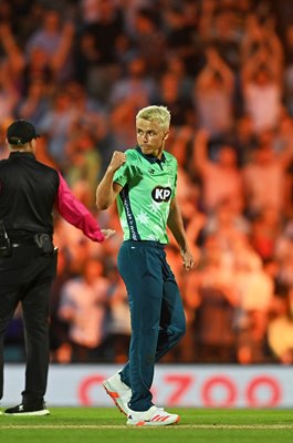 Sam Curran Oval Invincibles v Manchester Originals Hundred 2021