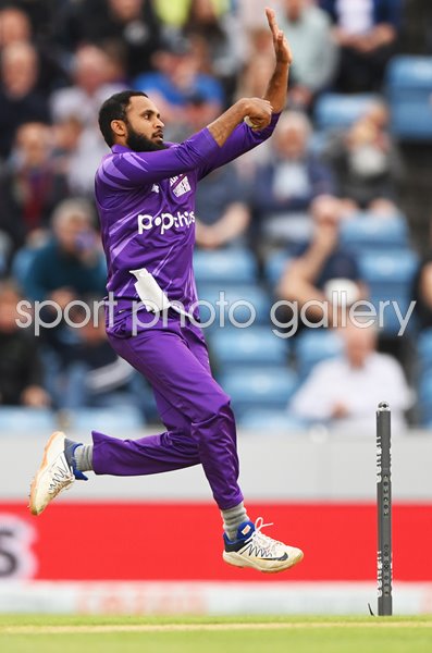 Adil Rashid Northern Superchargers bowls v Welsh Fire Hundred 2021
