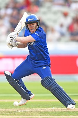 Eoin Morgan London Spirit bats v Birmingham Phoenix Hundred 2021