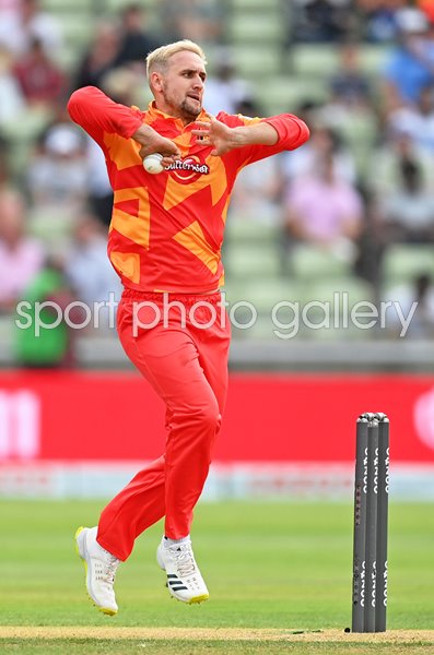 Liam Livingstone Birmingham Phoenix bowls v London Spirit Hundred 2021