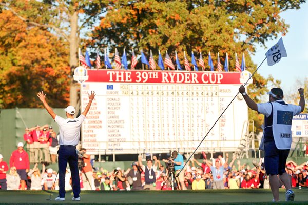 Martin Kaymer wins 14th point to retain Ryder Cup
