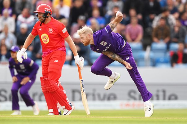 Ben Stokes Northern Superchargers bowls v Welsh Fire Hundred 2021