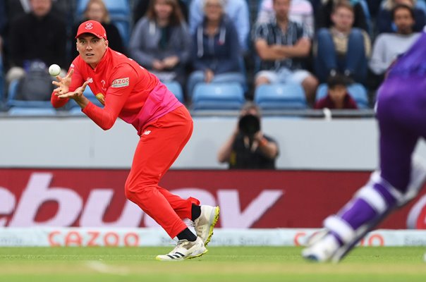 Tom Banton Welsh Fire catch v Northern Superchargers Hundred 2021