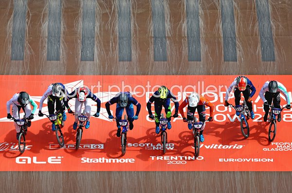 Kye Whyte BMX Start Ramp European Championships Glasgow 2018 