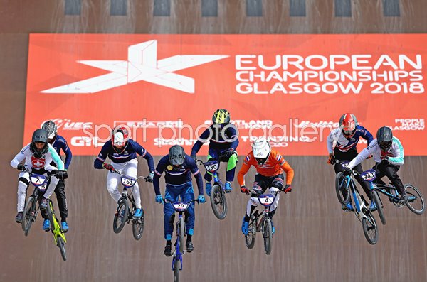 Kye Whyte Great Britain BMX Start European Championships Glasgow 2018