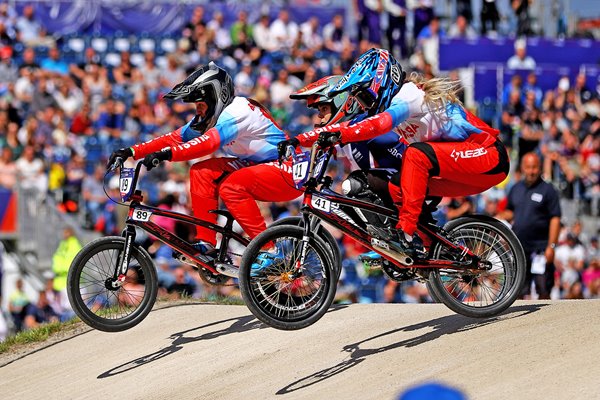 Bethany Shriever Great Britain BMX Motos European Championships 2018