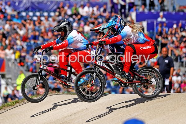 Bethany Shriever Great Britain BMX Motos European Championships 2018