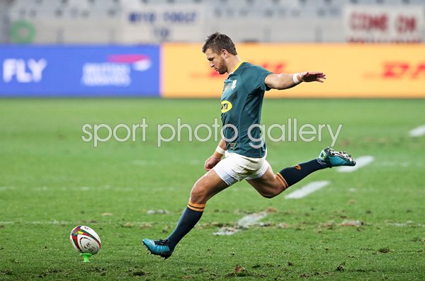 Handre Pollard South Africa v British & Irish Lions 3rd Test 2021