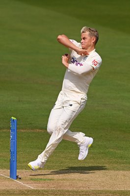 Sam Curran England bowls v India Lord's Test Match 2021