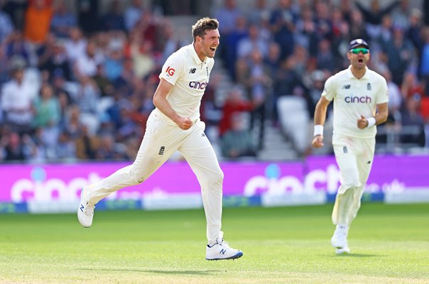 Craig Overton England v India Headingley Test Match 2021