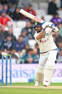 Virat Kohli India bats v England Headingley Test 2021